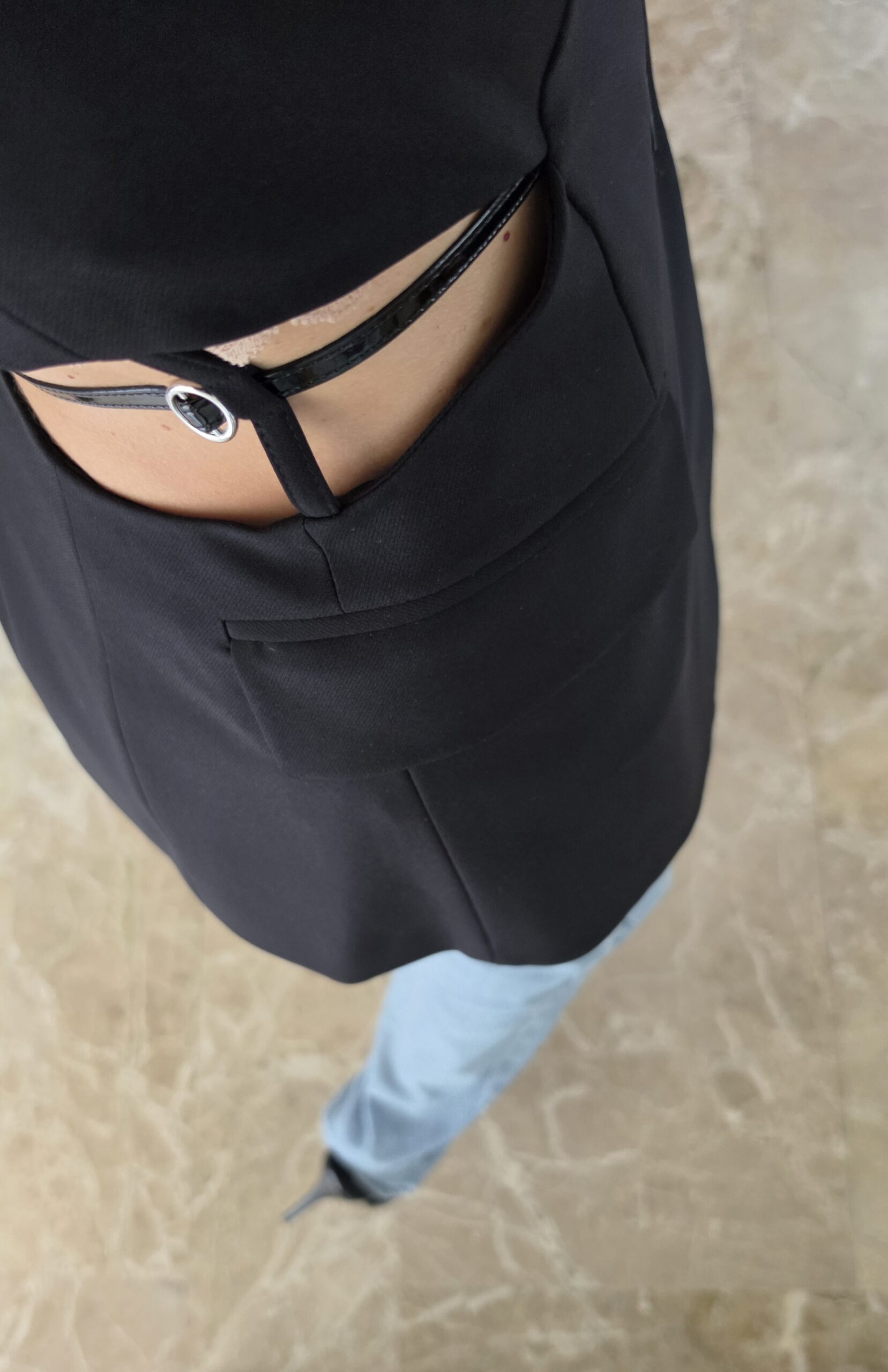 Giacca dettagli bondage nuova con etichetta by Krizia tg 40 - immagine 6