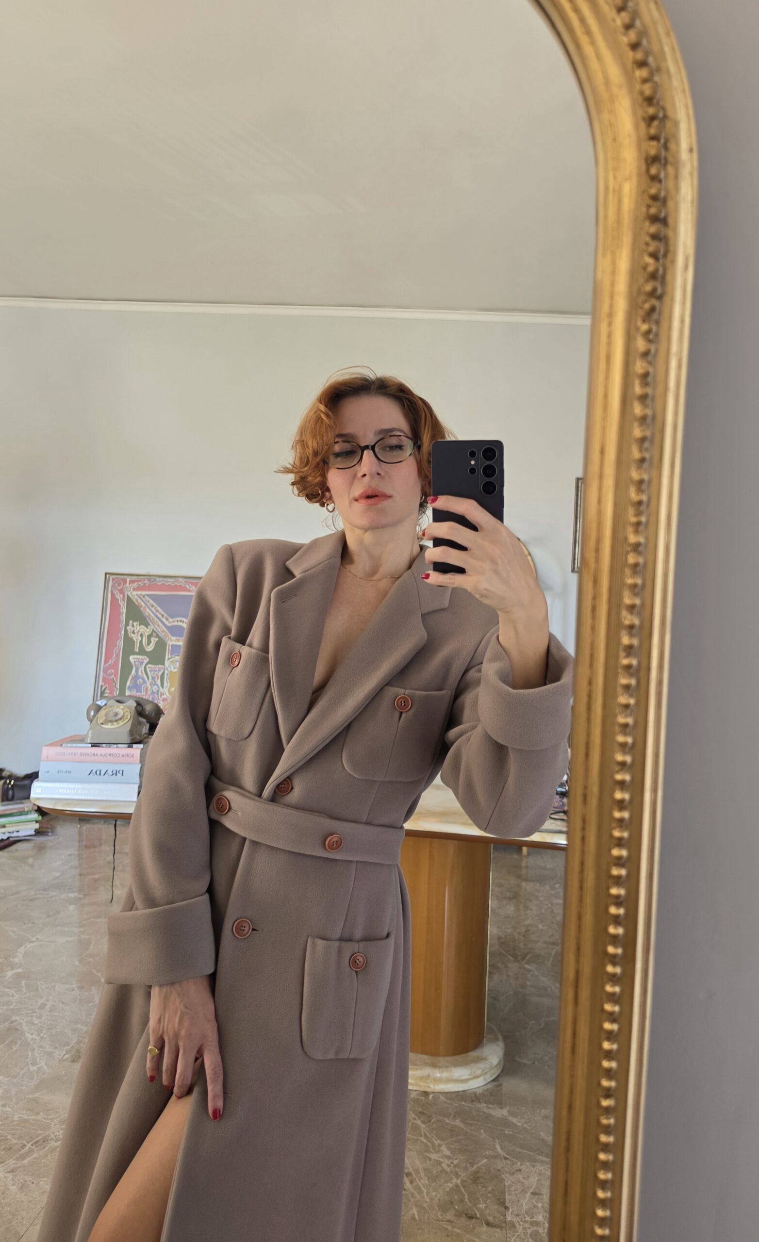 Cappotto vintage d'archivio fine anni 80 by Emporio Armani tg 40/42 - immagine 4
