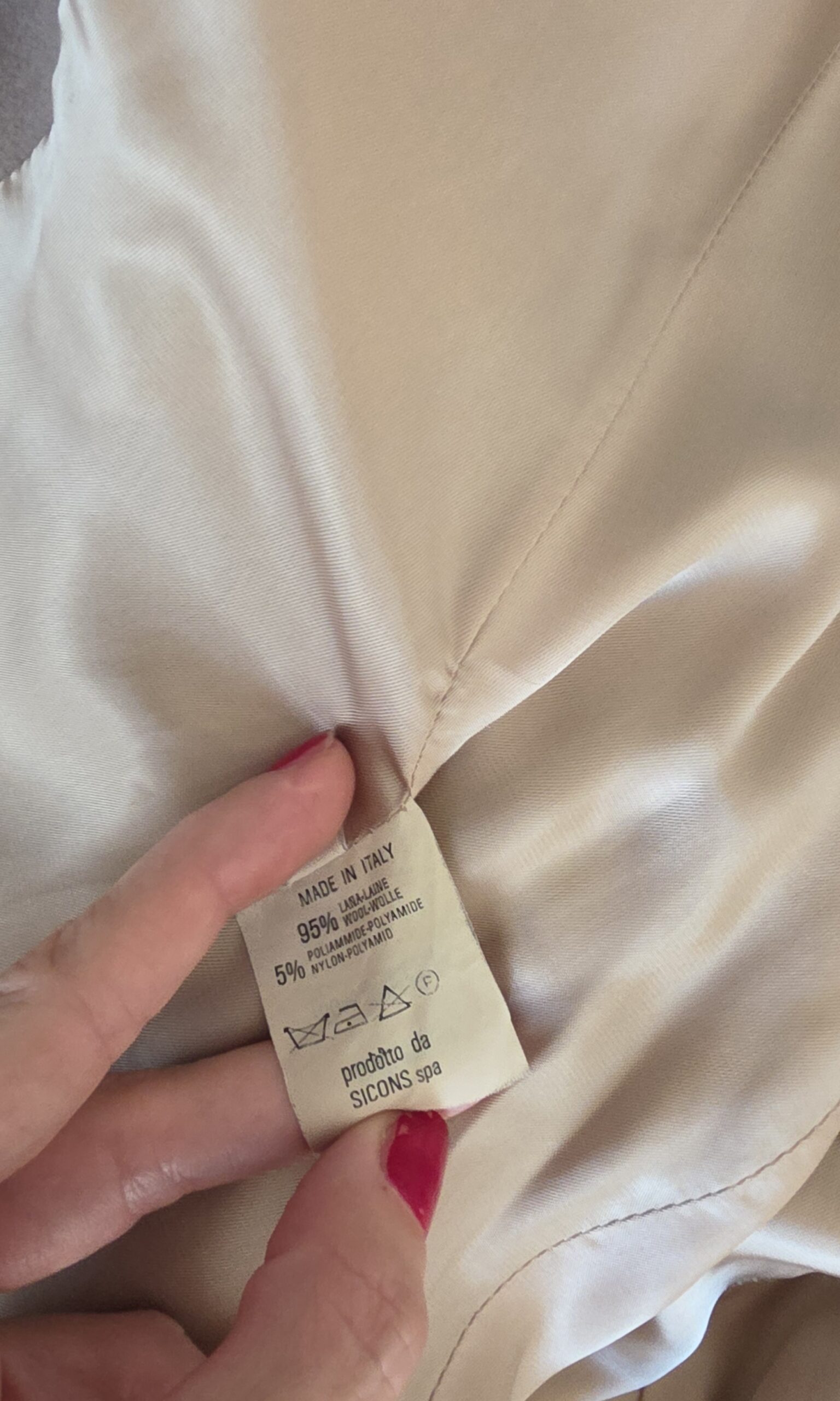 Cappotto vintage d'archivio fine anni 80 by Emporio Armani tg 40/42 - immagine 10