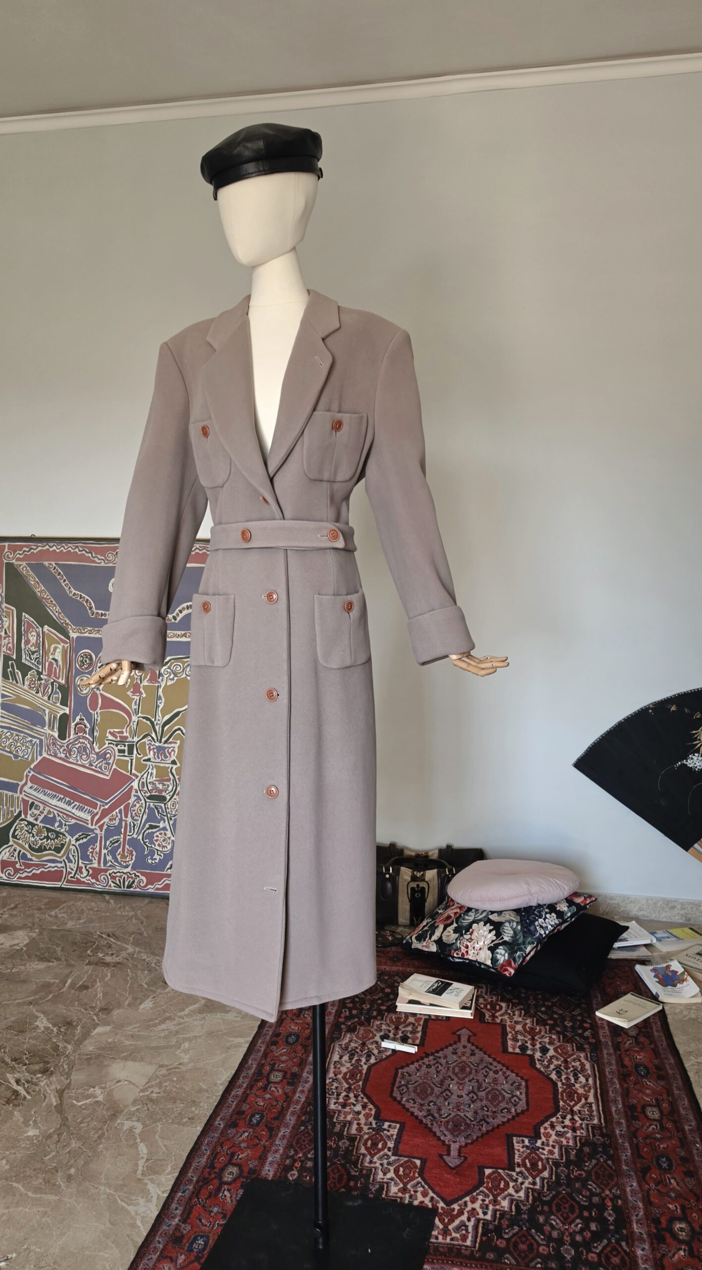 Cappotto vintage d'archivio fine anni 80 by Emporio Armani tg 40/42 - immagine 7