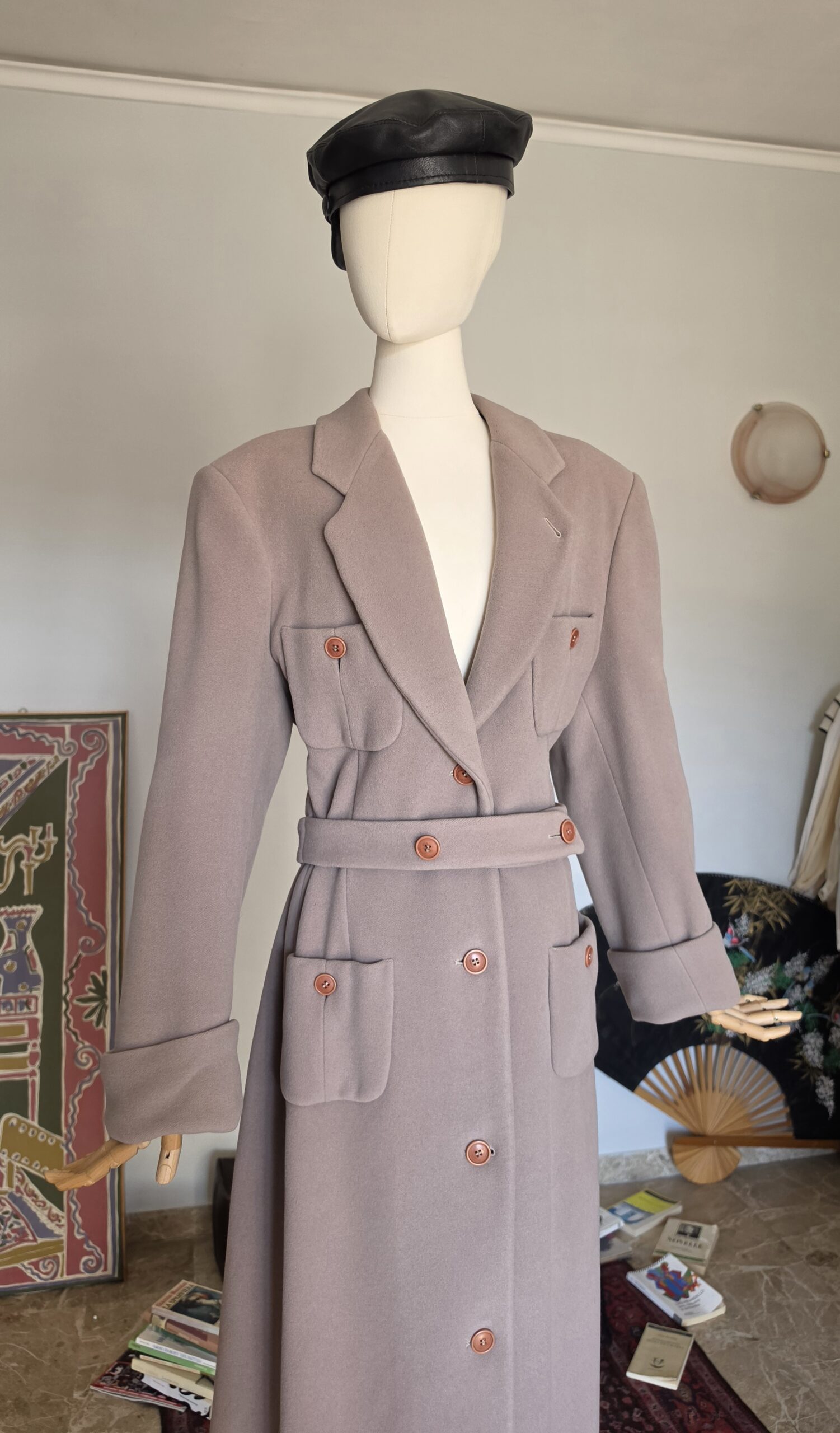 Cappotto vintage d'archivio fine anni 80 by Emporio Armani tg 40/42 - immagine 8
