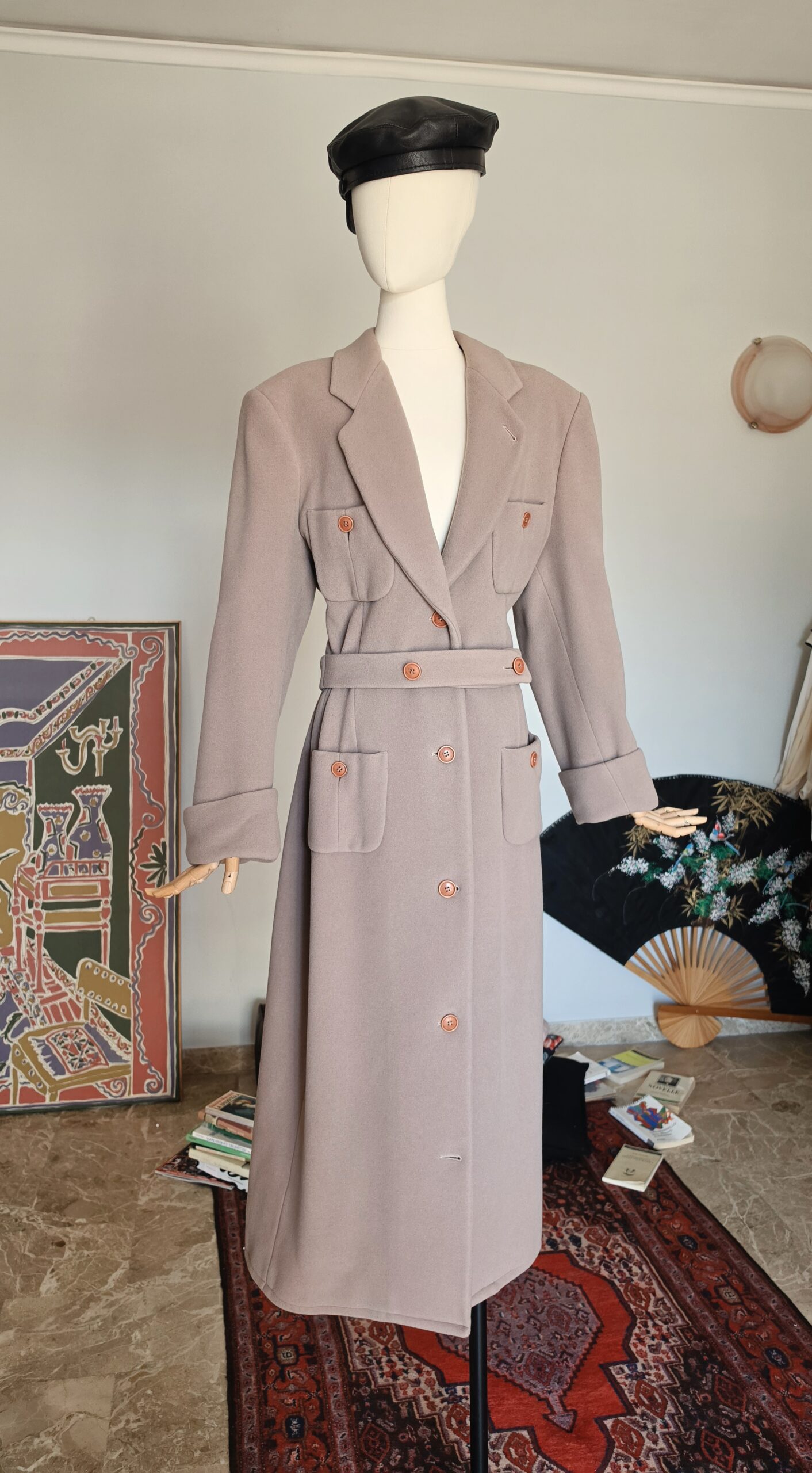 Cappotto vintage d'archivio fine anni 80 by Emporio Armani tg 40/42 - immagine 9