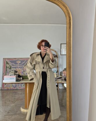 Trench orientale Hong Kong vintage anni 70