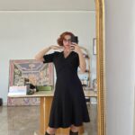 Abito vintage Sartoriale in crépe di lana