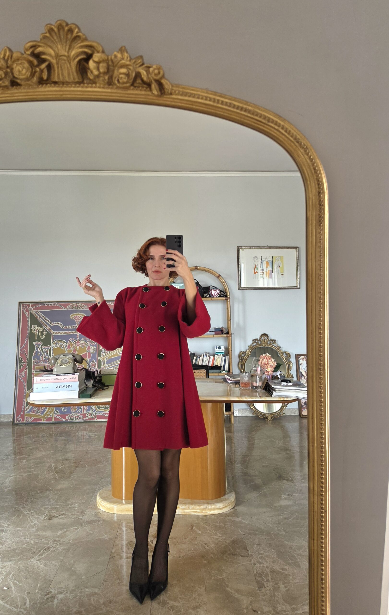 Cappotto vintage d'archivio fine anni 80 by Gianfranco Ferré prima linea tg 40 - immagine 4