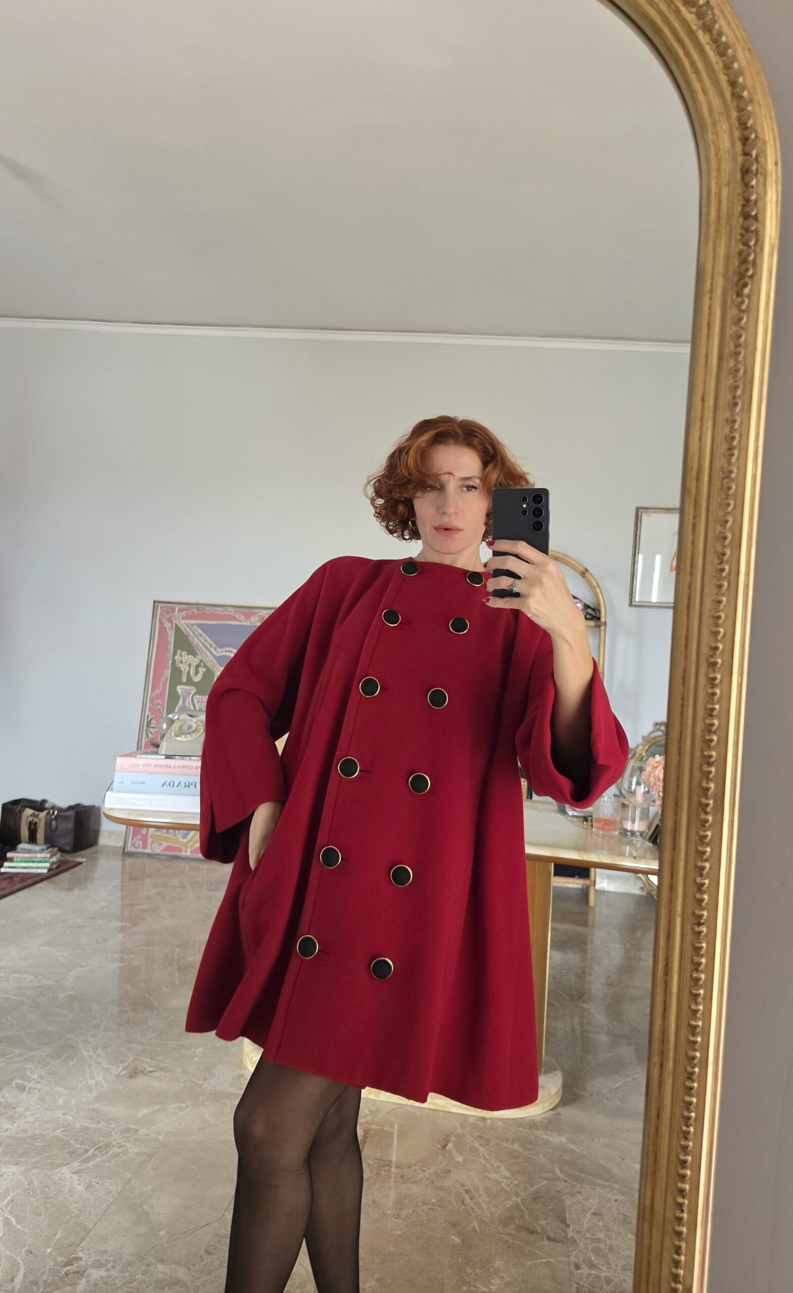 Cappotto vintage d'archivio fine anni 80 by Gianfranco Ferré prima linea tg 40 - immagine 5