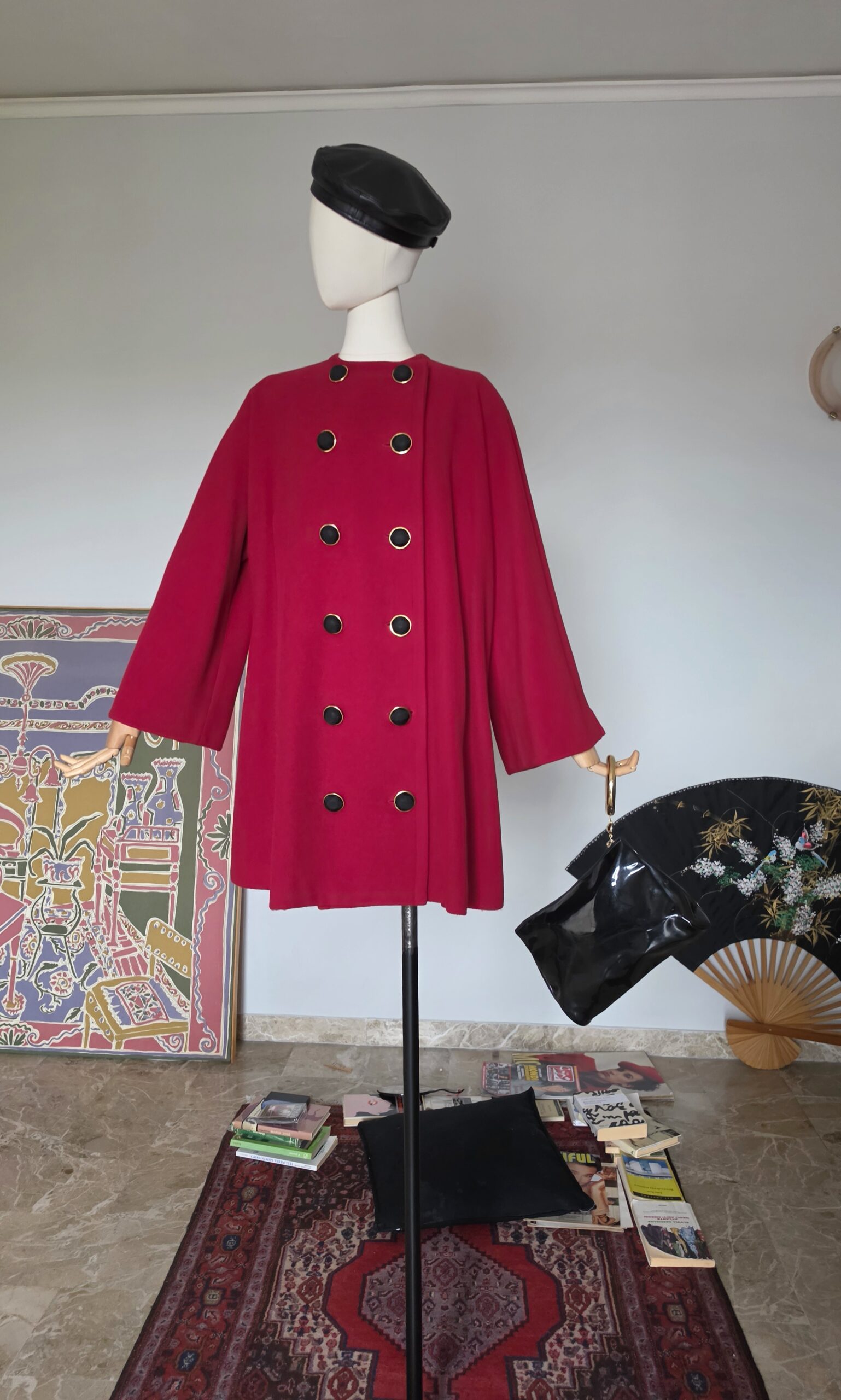 Cappotto vintage d'archivio fine anni 80 by Gianfranco Ferré prima linea tg 40 - immagine 9