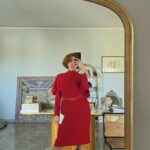 Cardinalizio Abito vintage d'archivio anni 70 by Pierre Cardin
