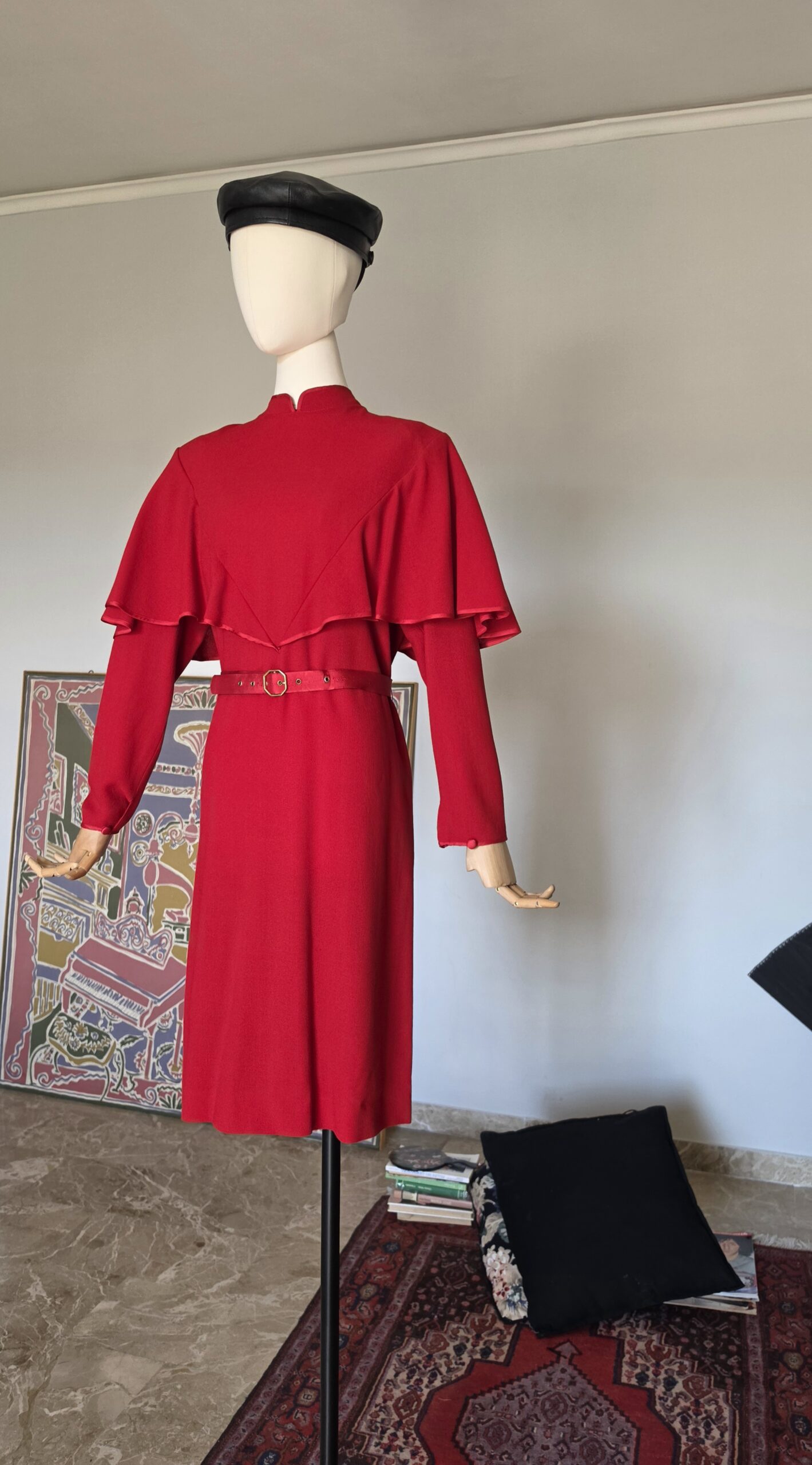 Cardinalizio Abito vintage d'archivio anni 70 by Pierre Cardin - immagine 5
