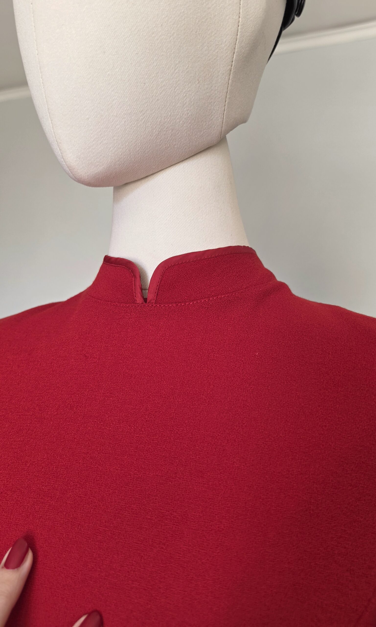 Cardinalizio Abito vintage d'archivio anni 70 by Pierre Cardin - immagine 7