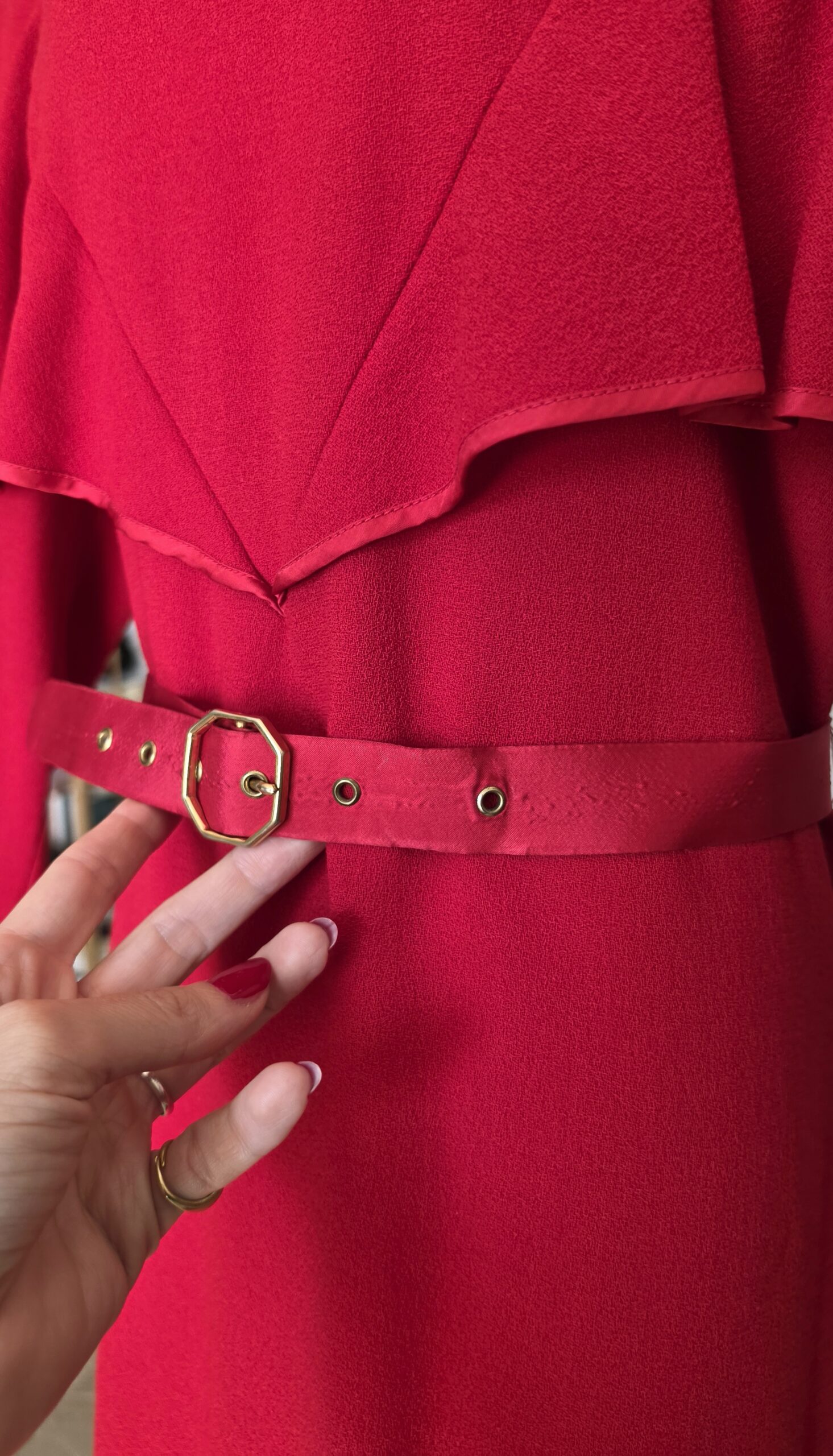 Cardinalizio Abito vintage d'archivio anni 70 by Pierre Cardin - immagine 8