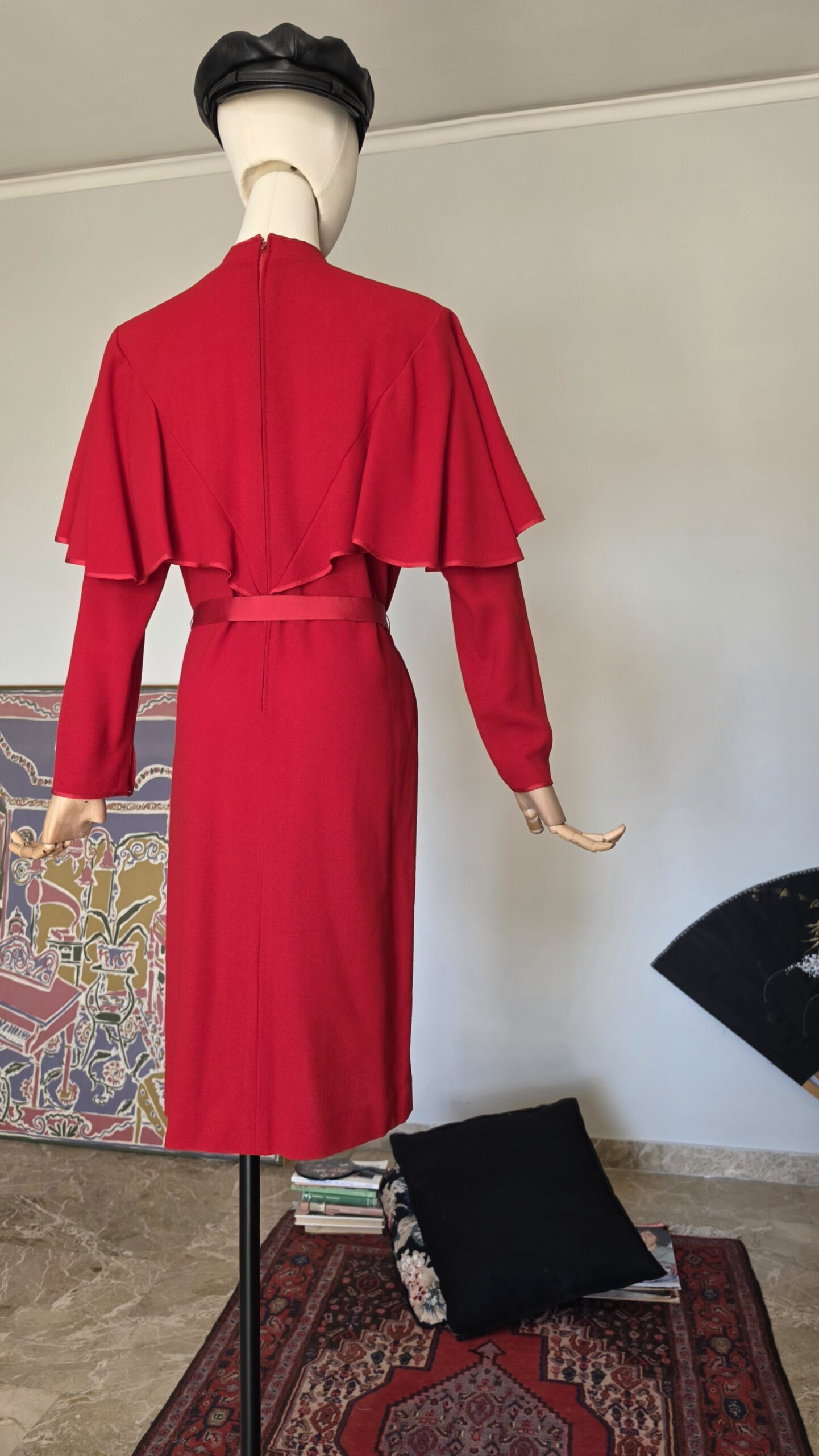 Cardinalizio Abito vintage d'archivio anni 70 by Pierre Cardin - immagine 10