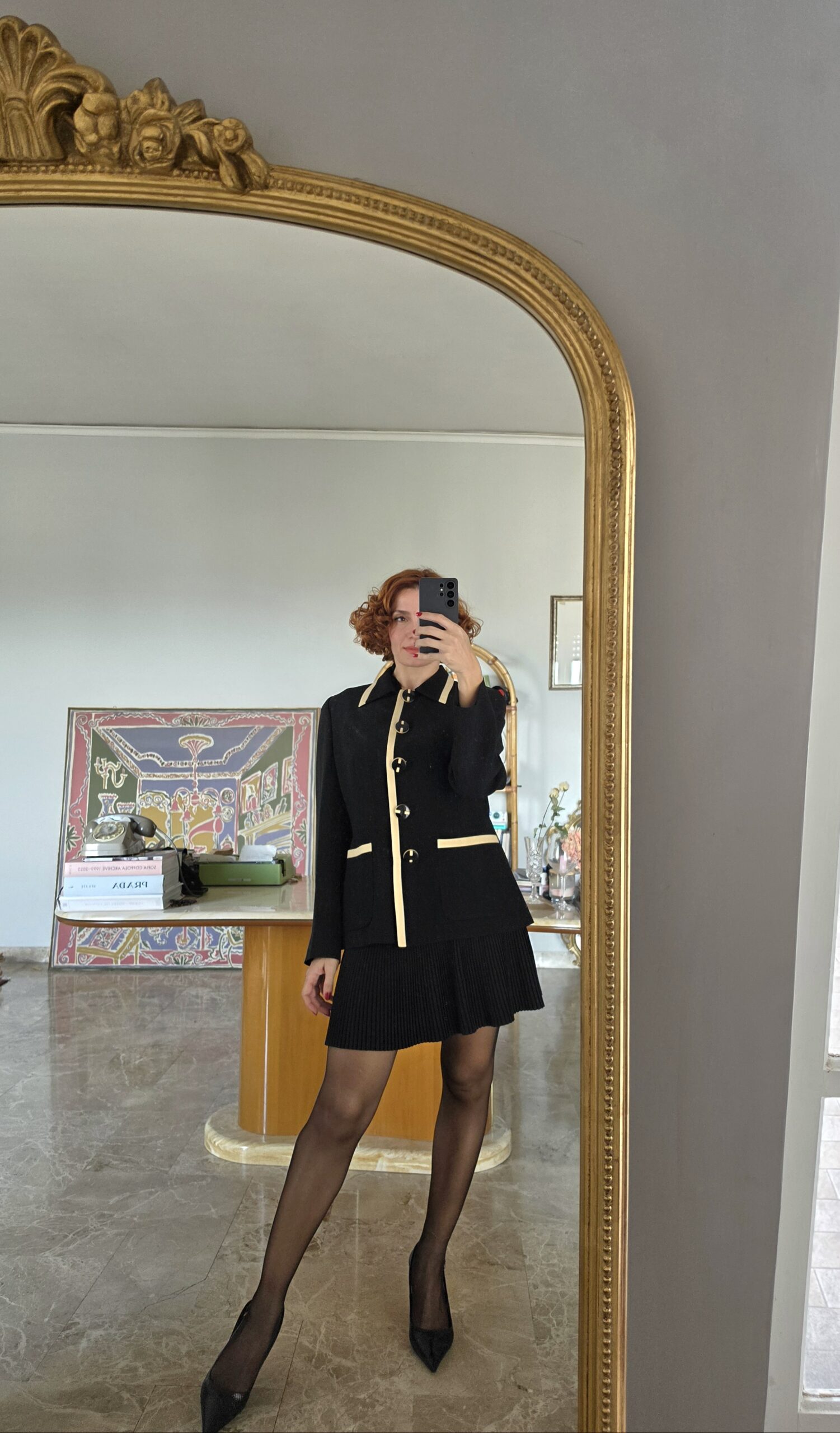 Giacca vintage by Marzotto con bottoni Scultura tg 44/46