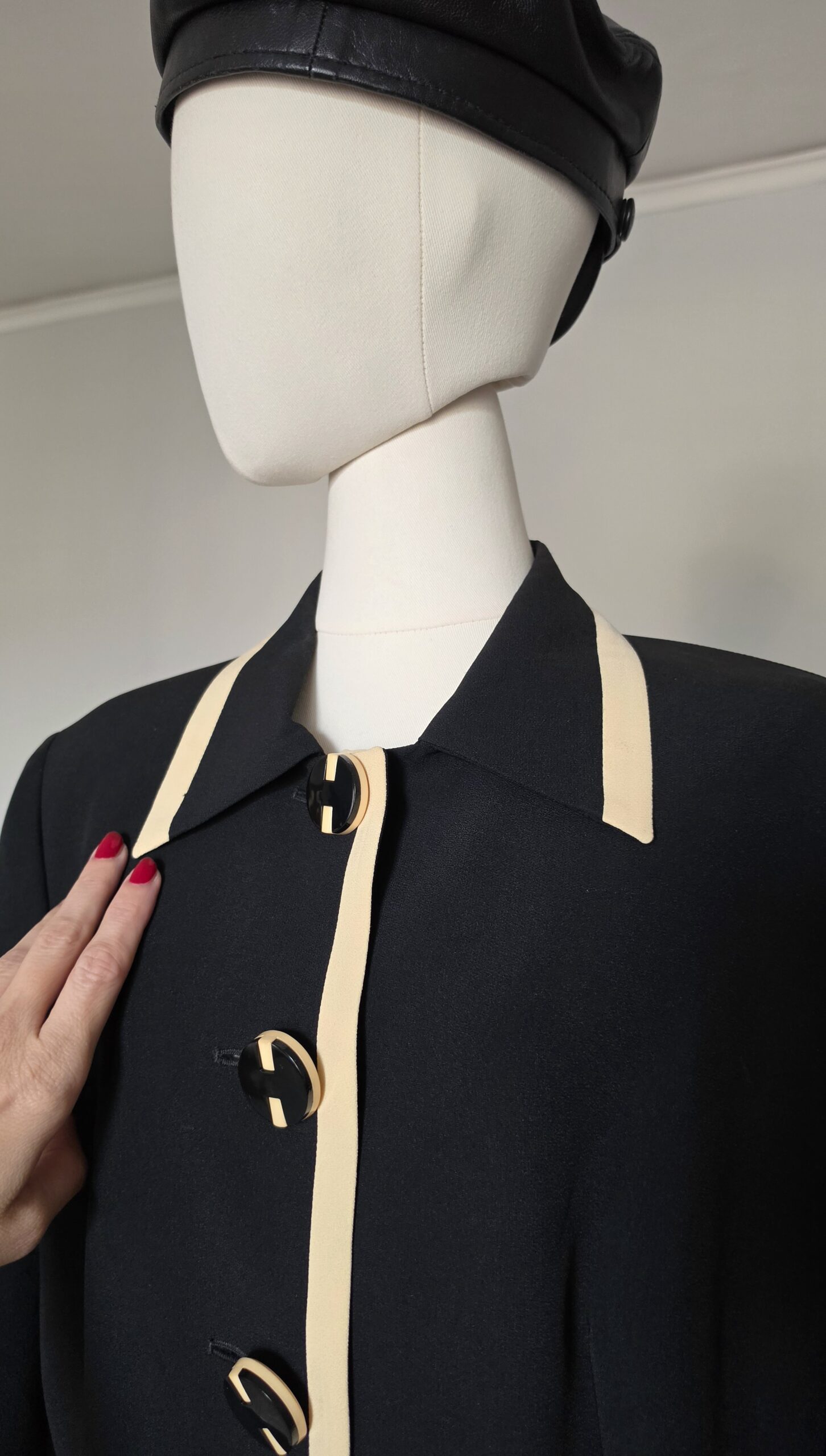Giacca vintage by Marzotto con bottoni Scultura tg 44/46 - immagine 8